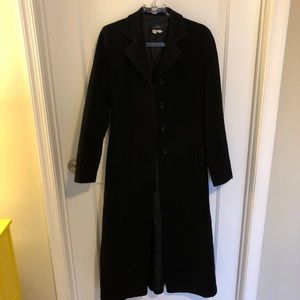 Zara Black Wool Full Lenght Coat